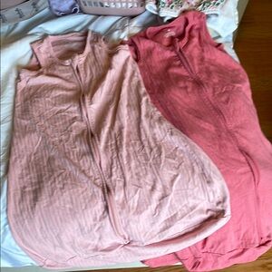 Set of 3 - Medium Pink carters Zip-Up sleep sacks